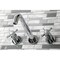 Kingston Brass Roman Tub Faucet, Polished Chrome, Wall Mount KS8021BEX - alternate 5